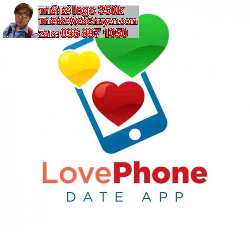 Thiết kế logo online trái tim 
