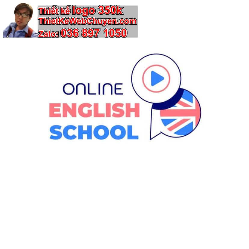 Thiết kế logo online trung tâm tiếng anh