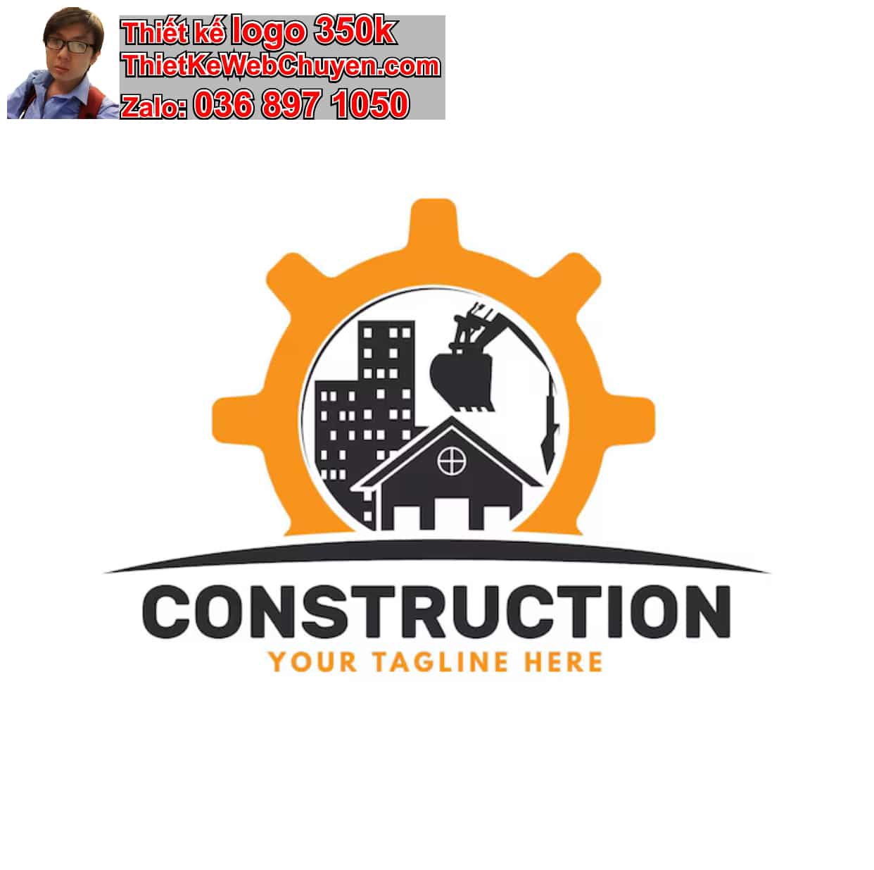 Thiết kế logo online xe cẩu