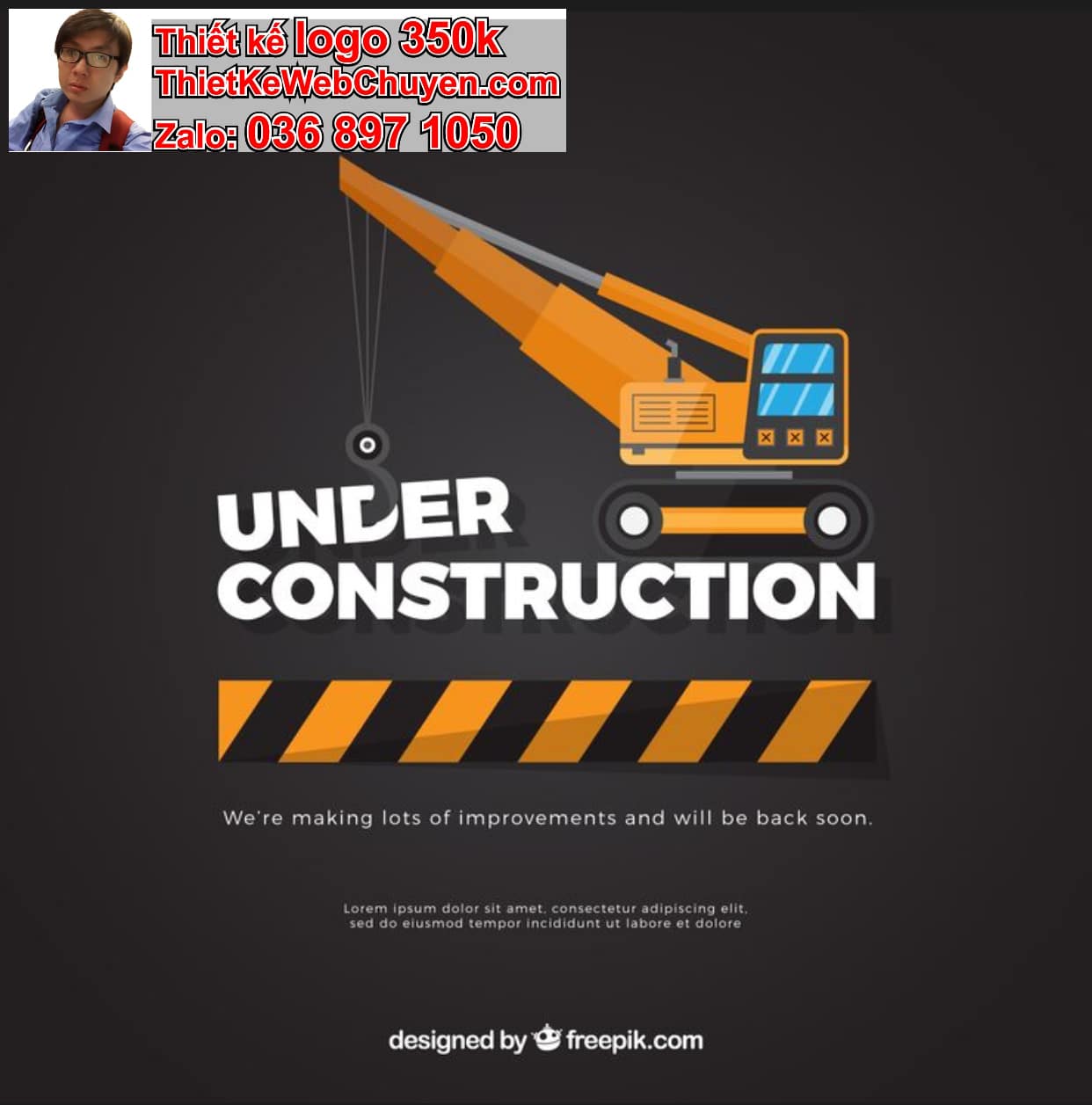 Thiết kế logo online xe cẩu