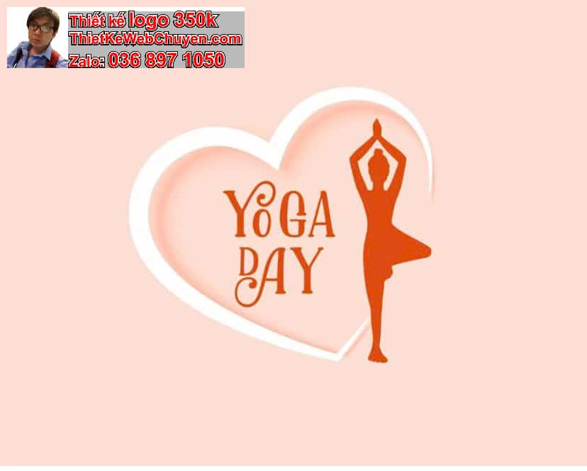 Thiết kế logo online yoga aerobic