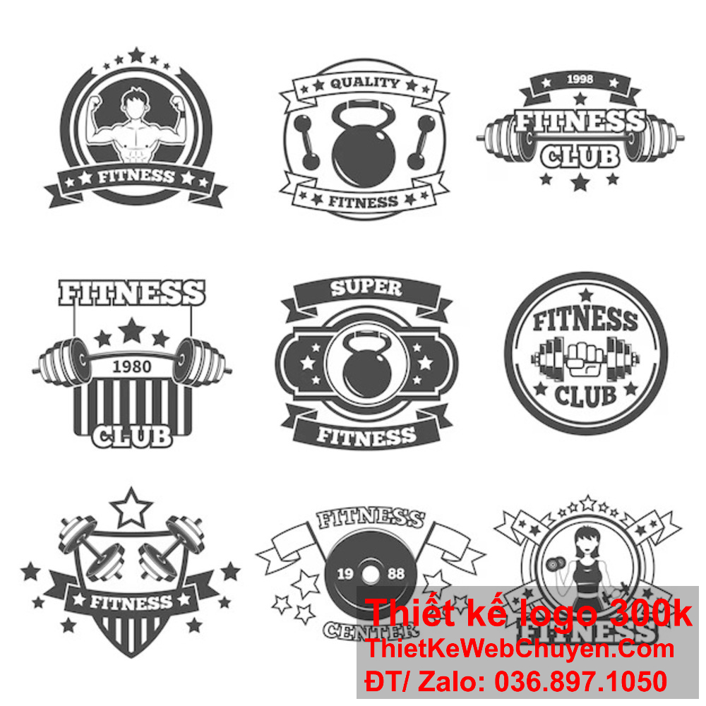 Thiết kế logo phòng tập gym mang tính nghệ thuật. Thiết kế logo phòng tập gym chuyên nghiệp và chất lượng.