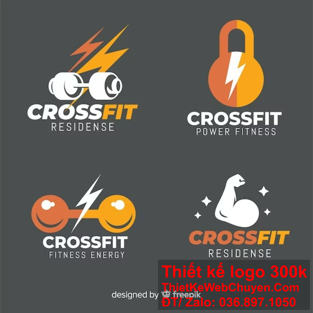 Thiết kế logo phòng tập gym đẹp và cuốn hút. Thiết kế logo phòng tập gym nhanh chóng và hiệu quả.