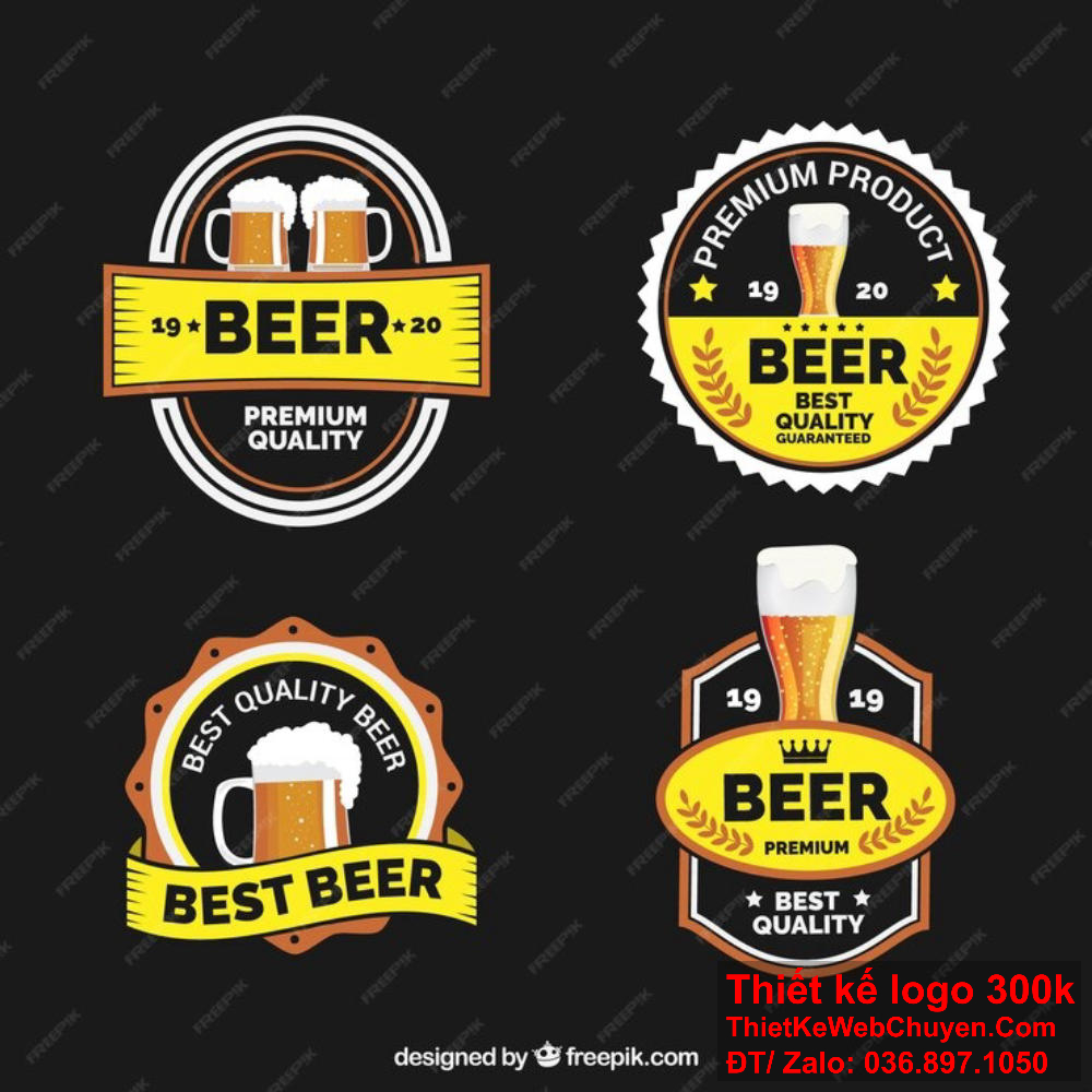 Thiết kế logo quán nhậu nên phản ánh giá trị cốt lõi của quán. Sử dụng hình ảnh biểu tượng trong thiết kế logo quán nhậu.