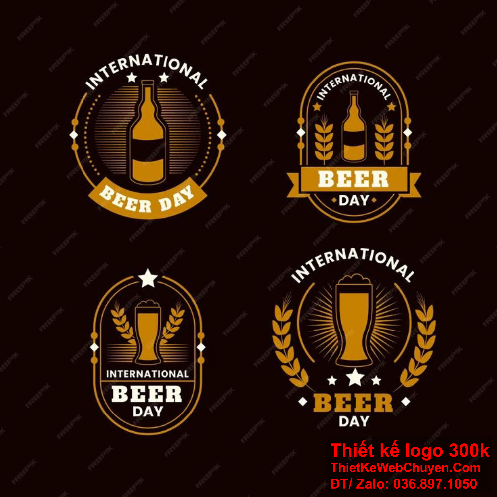 Hình ảnh ly bia là lựa chọn phổ biến trong thiết kế logo quán nhậu. Thiết kế logo quán nhậu cần tạo ấn tượng ngay từ cái nhìn đầu tiên.