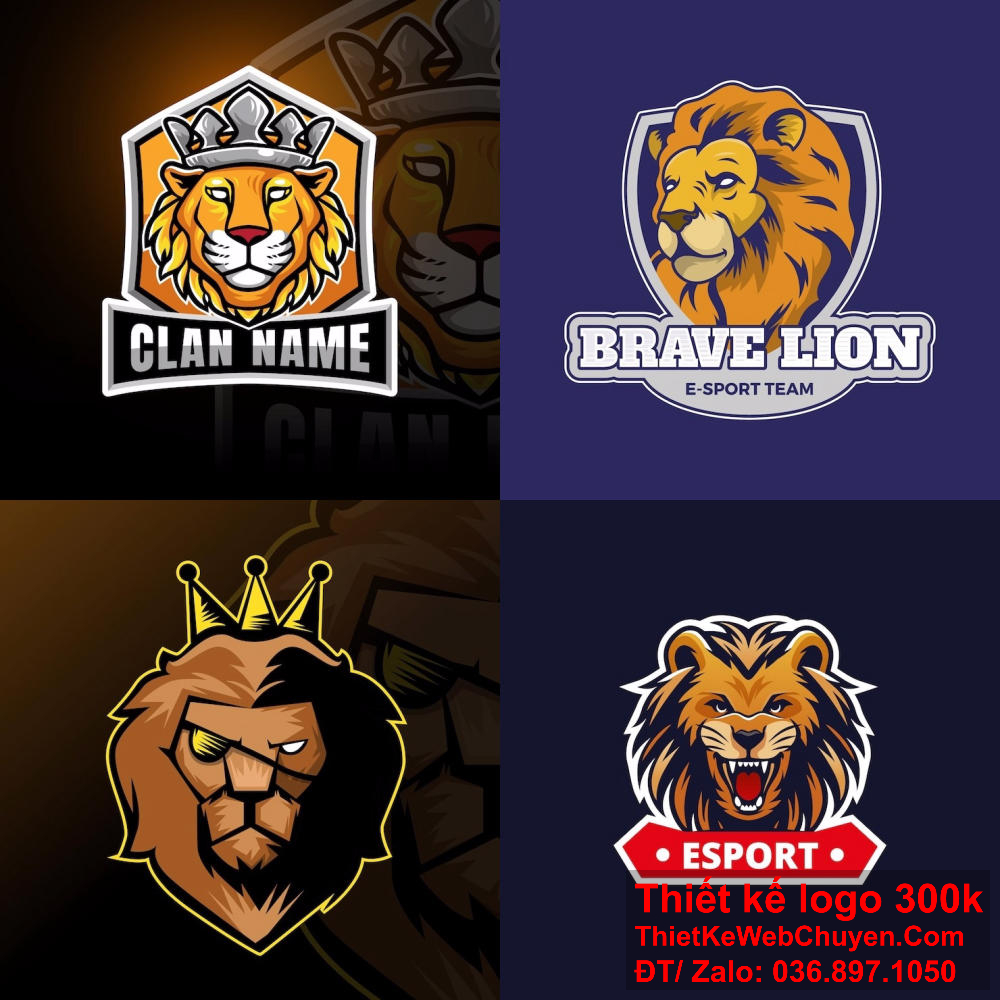 Thiết kế logo sư tử chất lượng cao. Ý nghĩa của thiết kế logo sư tử trong thương hiệu.