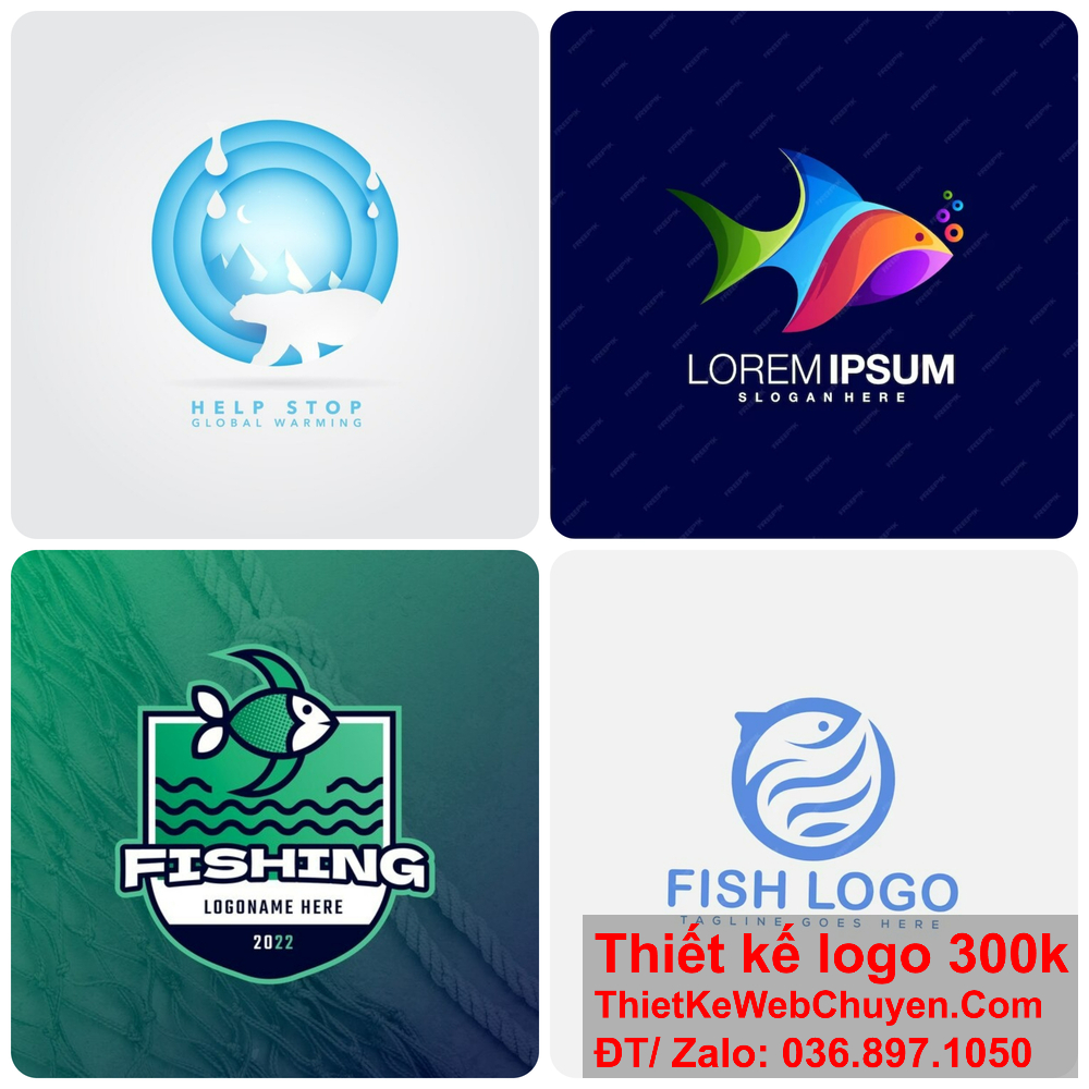 Thiết kế logo thủy sinh cá cảnh chuyên nghiệp giúp thu hút khách hàng.