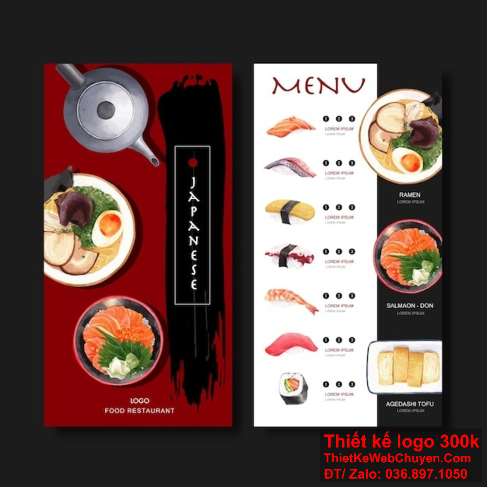 Bạn đang tìm kiếm dịch vụ thiết kế menu Nhà hàng ẩm thực Nhật Bản chuyên nghiệp? Hãy liên hệ với chúng tôi để nhận tư vấn miễn phí Với đội ngũ thiết kế chuyên nghiệp, chúng tôi mang đến thiết kế menu Nhà hàng ẩm thực Nhật Bản đáp ứng tiêu chuẩn cao nhất về thẩm mỹ và chức năng