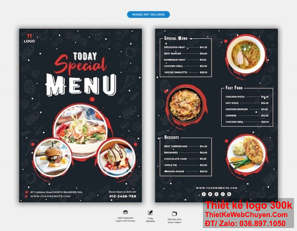 Thiết kế menu Nhà hàng ẩm thực Pháp của chúng tôi kết hợp hài hòa giữa nghệ thuật và sự sáng tạo Thiết kế menu Nhà hàng ẩm thực Pháp cần thể hiện được sự sang trọng và tinh tế của nền ẩm thực nổi tiếng này