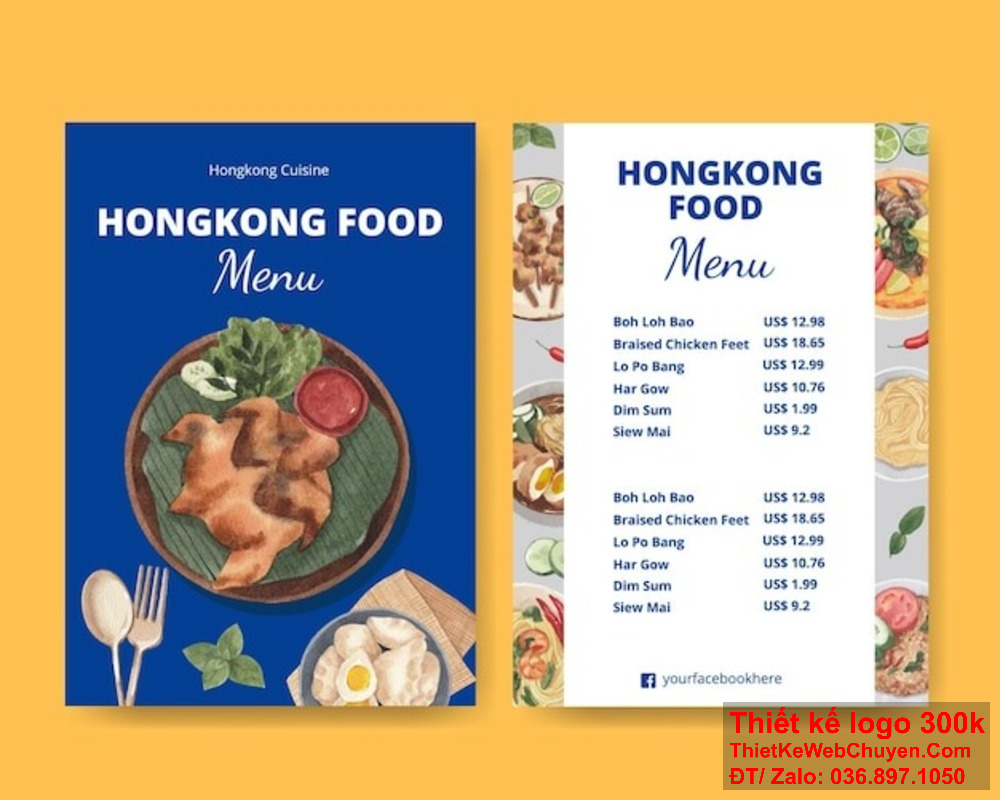 Với dịch vụ thiết kế menu Nhà hàng ẩm thực Việt Nam của chúng tôi, bạn sẽ có một menu ấn tượng, hấp dẫn và dễ dàng lựa chọn cho thực khách Chúng tôi cam kết mang đến dịch vụ thiết kế menu Nhà hàng ẩm thực Việt Nam chất lượng cao, phản ánh đúng phong cách và hương vị đặc trưng của ẩm thực Việt