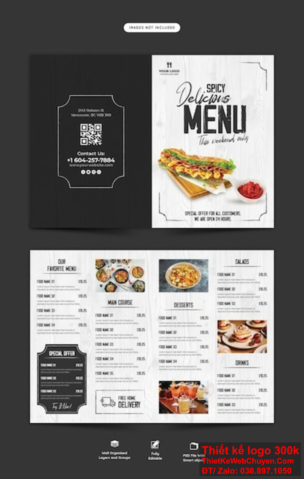 Chúng tôi cam kết mang đến cho bạn bản thiết kế menu Nhà hàng ẩm thực Ý đẹp mắt, dễ dàng gây ấn tượng với thực khách Đặt ngay dịch vụ thiết kế menu Nhà hàng ẩm thực Ý của chúng tôi để tạo ấn tượng đặc biệt và thu hút thực khách