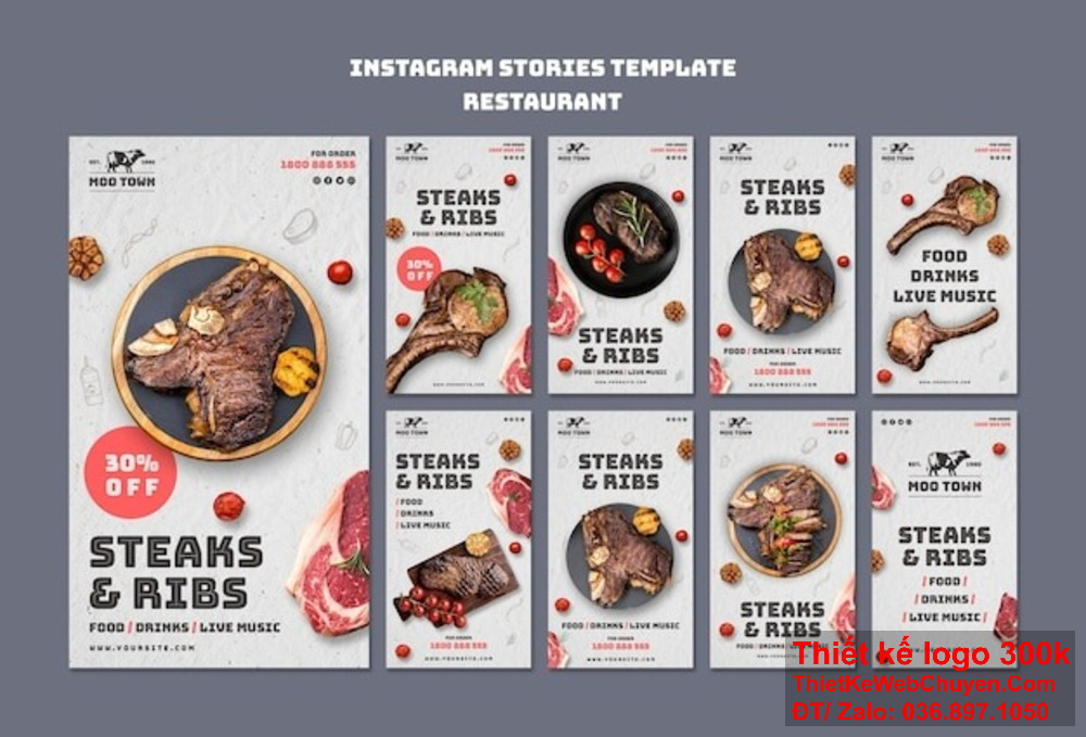 Chúng tôi cung cấp dịch vụ thiết kế menu nhà hàng quán ăn bít tết thịt nướng chuyên nghiệp, giúp tối ưu hóa trải nghiệm ẩm thực