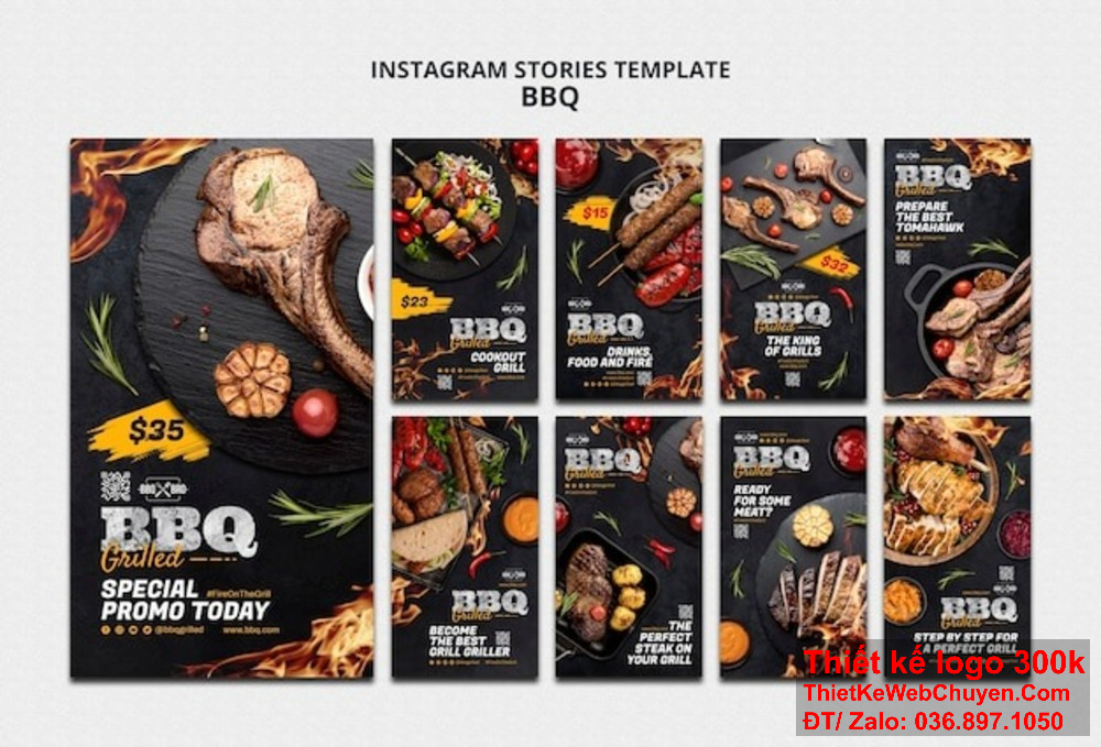 Thiết kế menu nhà hàng quán ăn bít tết thịt nướng cần phản ánh phong cách và chất lượng của nhà hàng