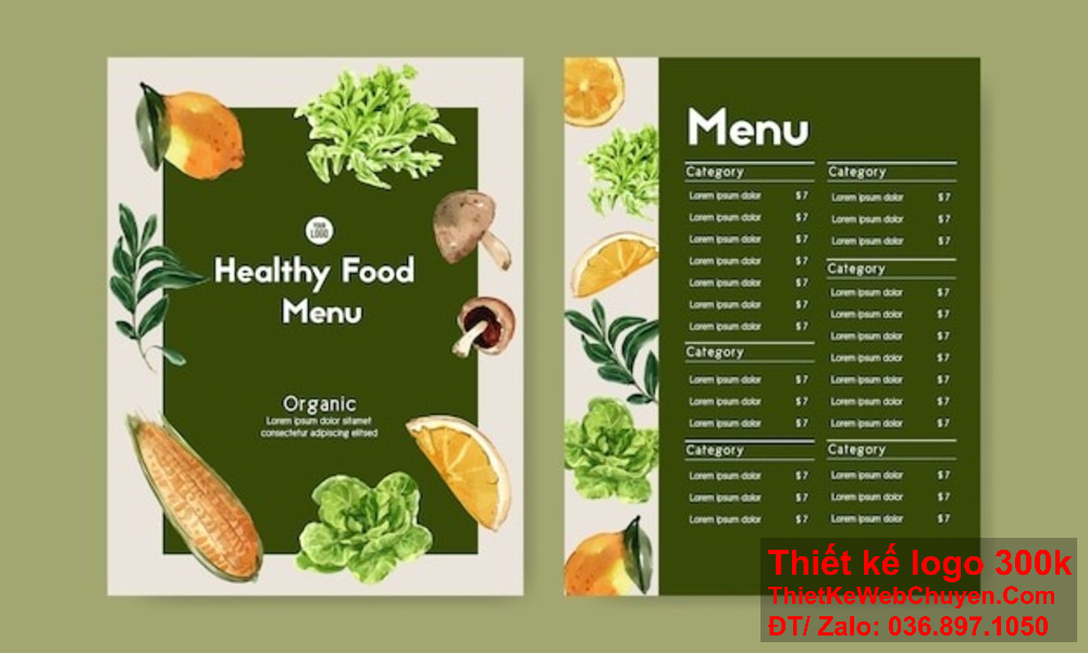 Để thành công, chủ quán cần đầu tư vào thiết kế menu nhà hàng quán ăn chay chuyên nghiệp và sáng tạo Thiết kế menu nhà hàng quán ăn chay là yếu tố quan trọng giúp thu hút và giữ chân khách hàng