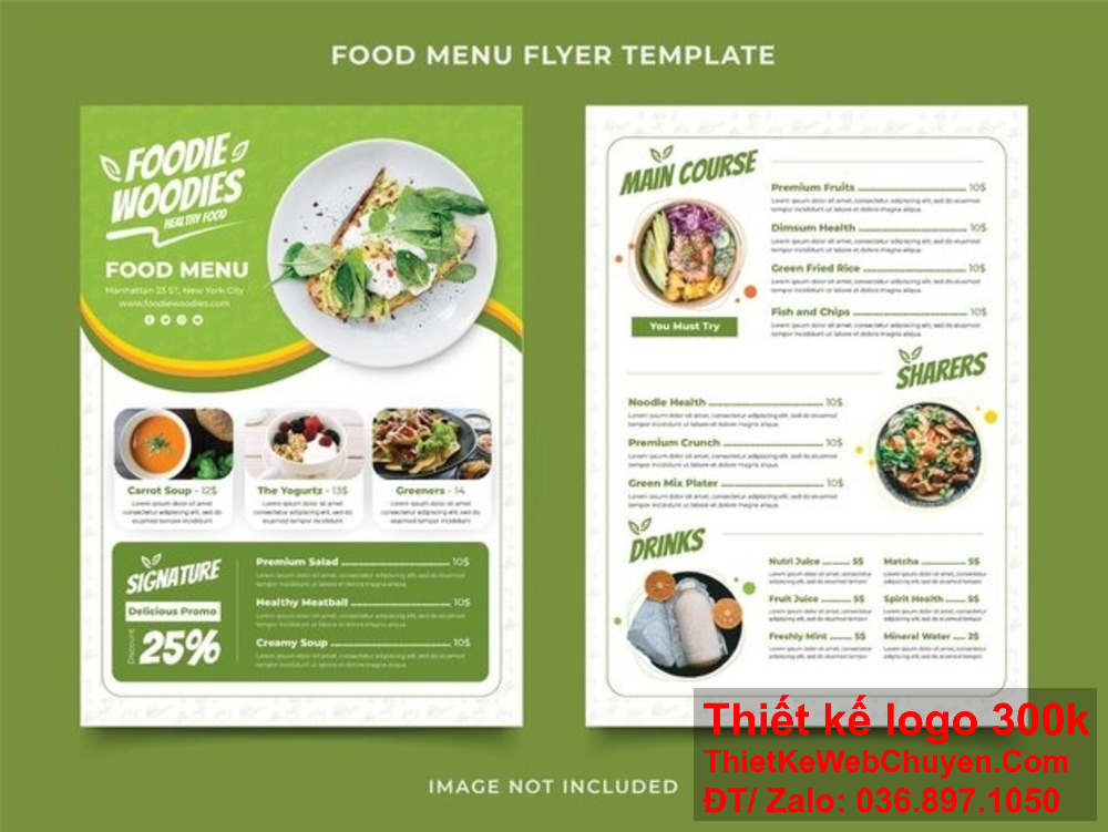 Chúng tôi chuyên cung cấp dịch vụ thiết kế menu nhà hàng quán ăn chay, giúp bạn thu hút khách hàng và tạo ấn tượng mạnh mẽ ngay từ cái nhìn đầu tiên Để tạo dấu ấn riêng, hãy đầu tư vào thiết kế menu nhà hàng quán ăn chay chuyên nghiệp và độc đáo