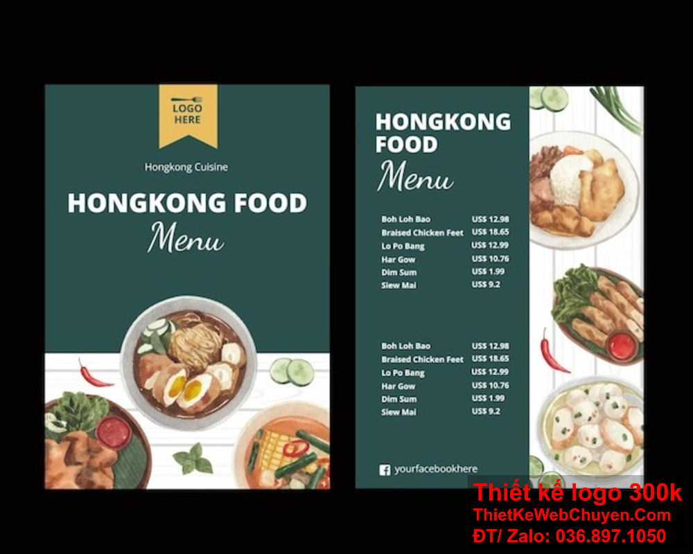 Chúng tôi cung cấp các gói thiết kế menu nhà hàng quán ăn dim sum linh hoạt, đáp ứng mọi nhu cầu và ngân sách của bạn. Hãy để dịch vụ thiết kế menu nhà hàng quán ăn dim sum của chúng tôi giúp bạn nổi bật giữa các đối thủ với một thực đơn sáng tạo và bắt mắt.