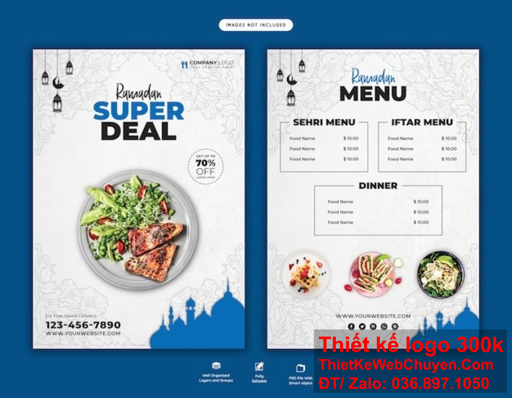 Để thiết kế menu nhà hàng quán ăn tự chọn (Buffet) hiệu quả, cần chú ý đến màu sắc, hình ảnh và bố cục hợp lý Khi thiết kế menu nhà hàng quán ăn tự chọn (Buffet), việc trình bày món ăn một cách hấp dẫn là chìa khóa thành công