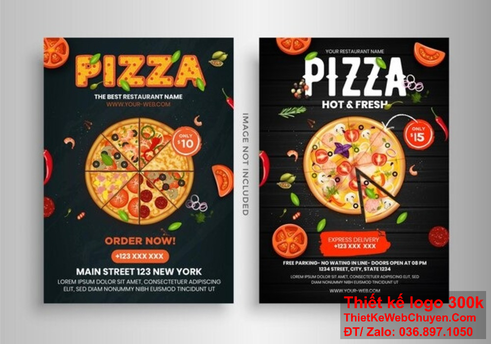 Chúng tôi cung cấp dịch vụ thiết kế menu nhà hàng quán pizza tùy chỉnh, phù hợp với phong cách và đối tượng khách hàng của bạn Thiết kế menu nhà hàng quán pizza của chúng tôi đảm bảo sự hài hòa giữa hình ảnh và thông tin, giúp nâng cao trải nghiệm ẩm thực của khách hàng