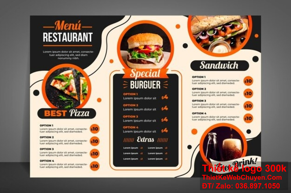 Để tạo ấn tượng tốt với khách hàng, thiết kế menu nhà hàng tiệm bánh mì cần phải gọn gàng và đẹp mắt Thiết kế menu nhà hàng tiệm bánh mì độc đáo giúp thương hiệu của bạn nổi bật và dễ nhớ