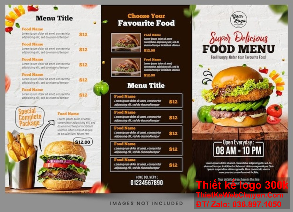 Chúng tôi cung cấp dịch vụ thiết kế menu nhà hàng tiệm bánh mì với giá cả hợp lý và thời gian hoàn thiện nhanh chóng Để thiết kế menu nhà hàng tiệm bánh mì độc đáo, hãy liên hệ với đội ngũ chuyên gia của chúng tôi