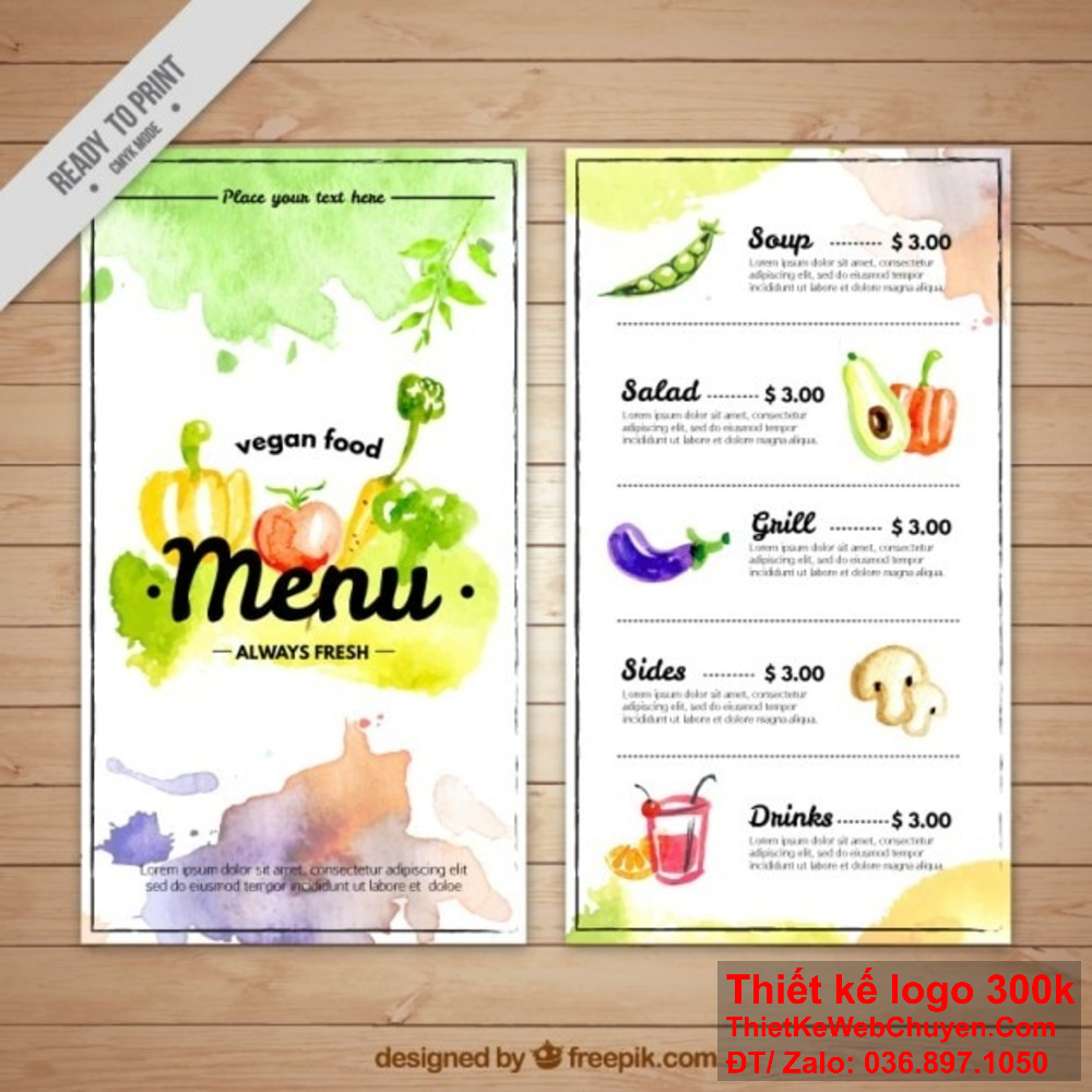 Việc thiết kế menu quán sinh tố cần chú ý đến sự hài hòa về màu sắc và hình ảnh để tạo sự hấp dẫn. Tạo ấn tượng mạnh mẽ với khách hàng bằng một thiết kế menu quán sinh tố hiện đại và tinh tế.