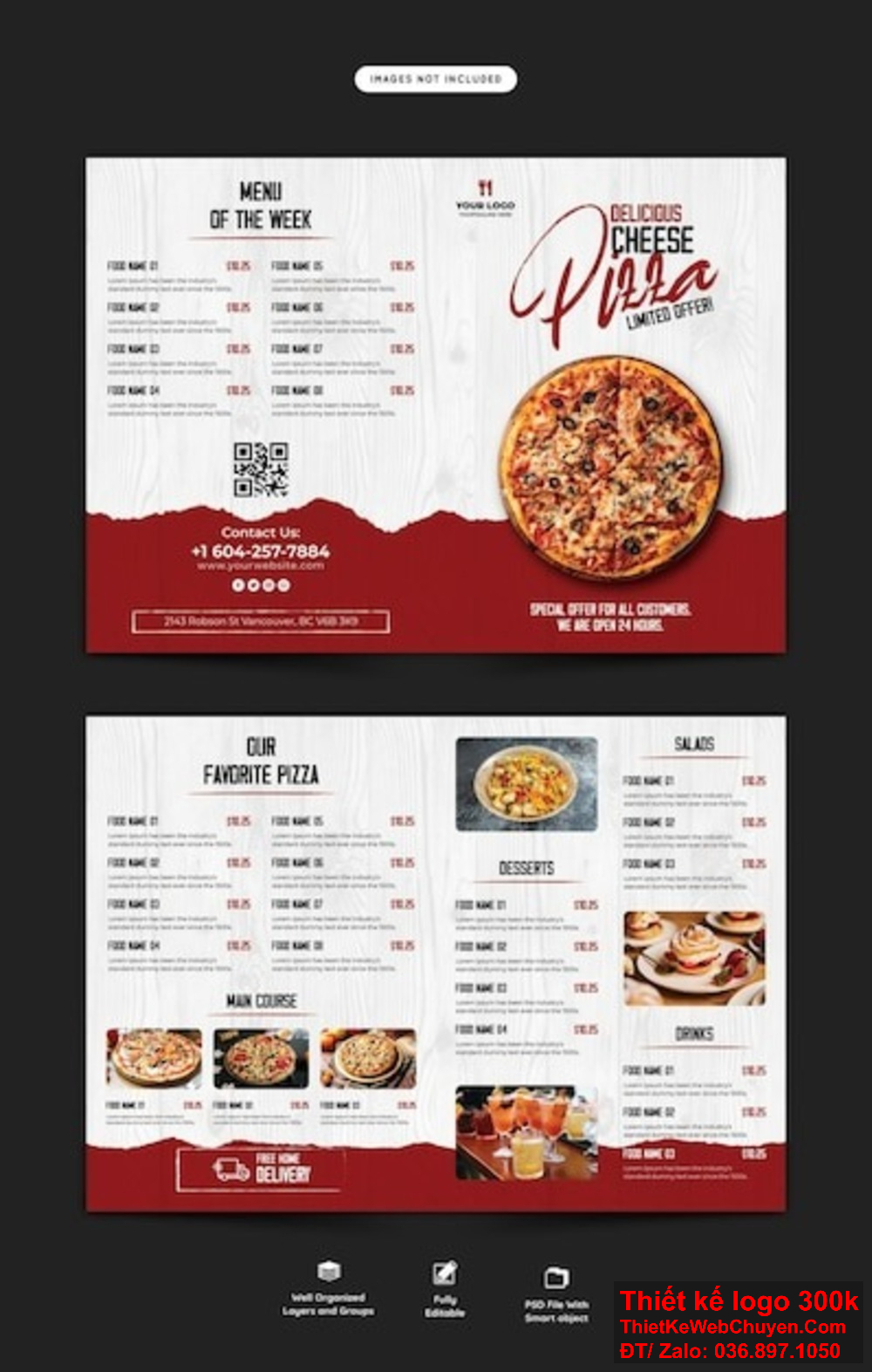 Một thiết kế menu thức ăn nhanh (Fast Food) tốt có thể giúp bạn quảng bá thương hiệu và thu hút khách hàng mới Thiết kế menu thức ăn nhanh (Fast Food) đòi hỏi sự kết hợp hoàn hảo giữa hình ảnh và thông tin món ăn