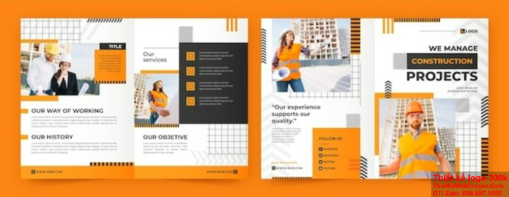 Thiết kế profile công ty thiết bị nâng cần có phần mô tả về các dự án đã thực hiện. Để chuyên nghiệp, thiết kế profile công ty thiết bị nâng cần có bố cục rõ ràng.