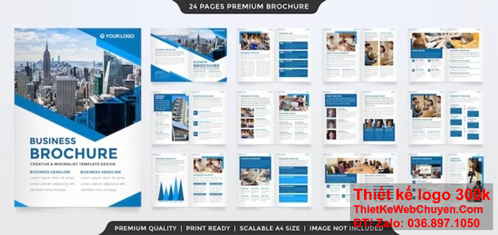 Thể hiện sự sáng tạo thông qua thiết kế profile công ty thương mại. Lựa chọn thông tin trình bày kỹ lưỡng trong thiết kế profile công ty thương mại.