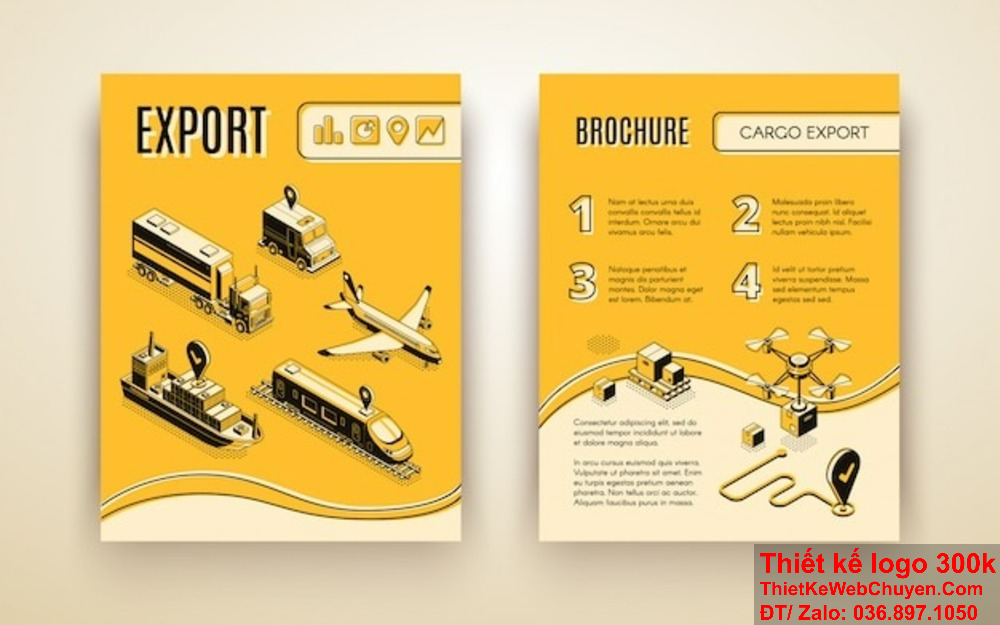 Công ty vận tải logistics cần thiết kế profile chuyên nghiệp để tạo dựng niềm tin với khách hàng.