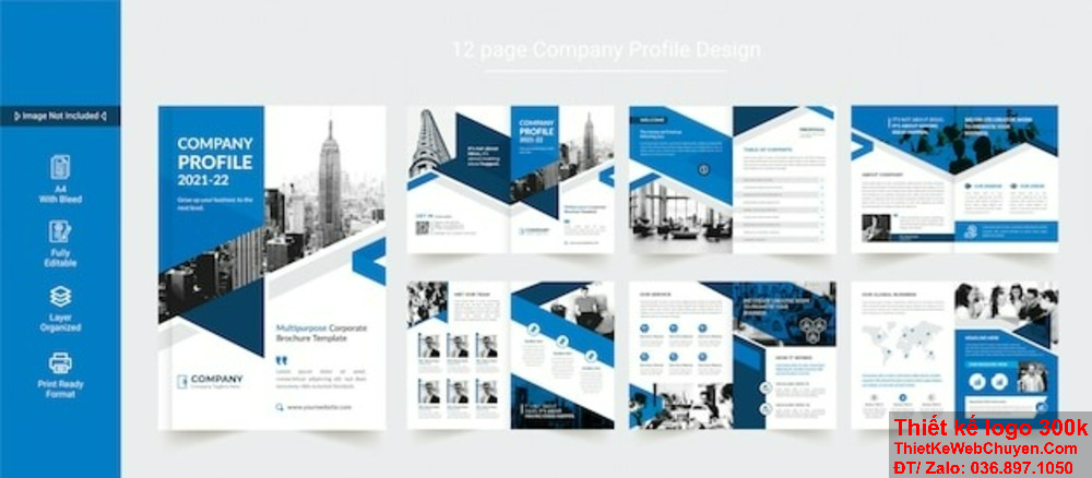 Thiết kế profile thương hiệu cần có sự kết hợp hài hòa giữa nội dung và hình ảnh. Một thiết kế profile thương hiệu đẹp sẽ giúp doanh nghiệp thu hút nhiều khách hàng tiềm năng.