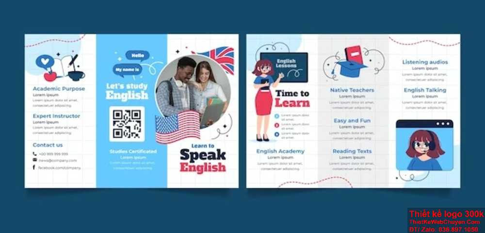 Thiết kế profile trung tâm tiếng Anh cần chú trọng đến nội dung và hình ảnh. Thiết kế profile trung tâm tiếng Anh giúp bạn nổi bật trong lòng học viên.