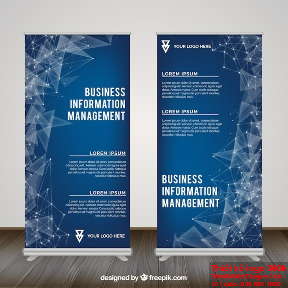 Thiết kế standee triển lãm là công cụ hữu hiệu để thu hút sự quan tâm của khách tham quan. Hãy để thiết kế standee triển lãm chúng tôi thúc đẩy hình ảnh và thông điệp thương hiệu của bạn.