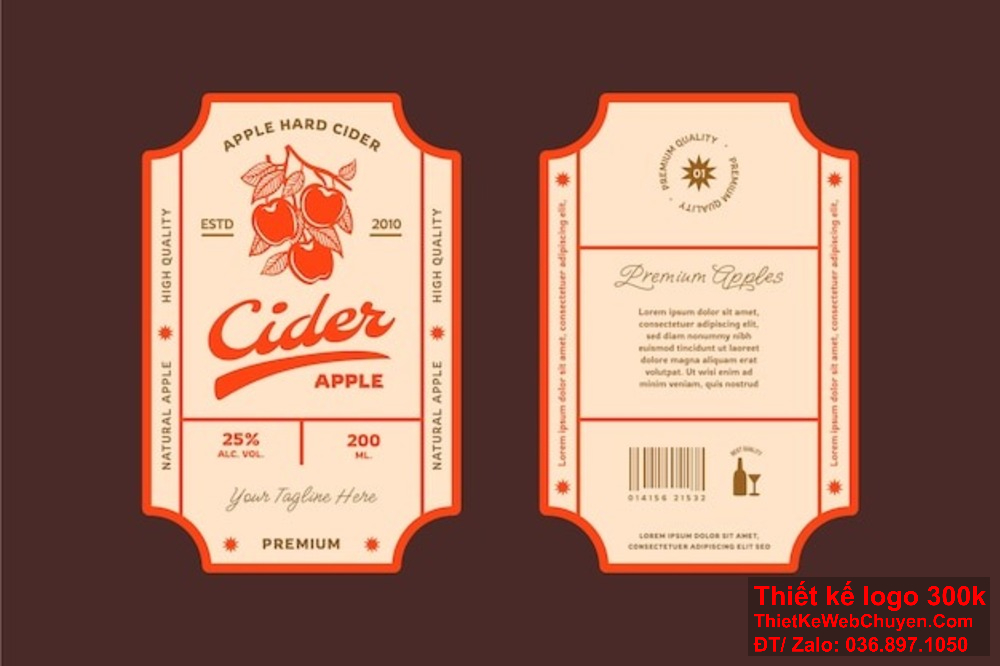 Tem nhãn được thiết kế với tâm huyết và sự chuyên nghiệp, phản ánh tầm quan trọng của sản phẩm. Tem nhãn được thiết kế với sự tỉ mỉ và chăm sóc từng chi tiết, tạo nên sự hoàn hảo cho sản phẩm.