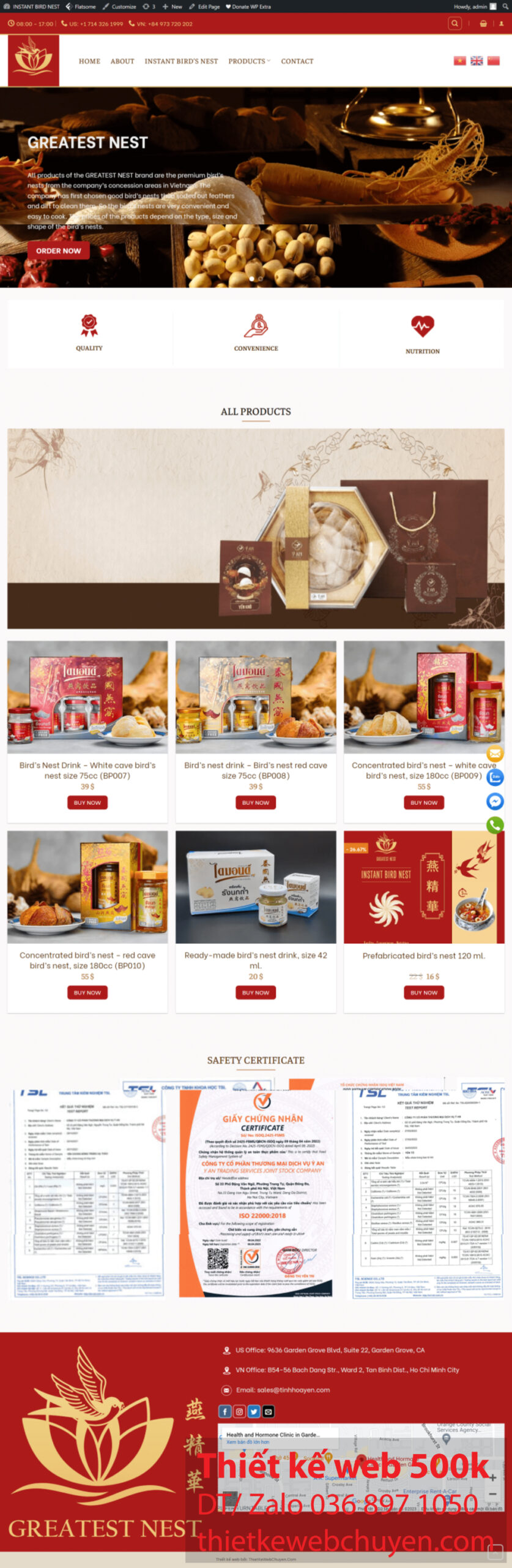 Bước vào thế giới trực tuyến với gói dịch vụ thiết kế web chỉ từ 500k, bao gồm cả tên miền và hosting