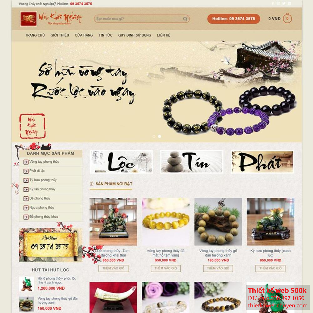 Tạo dấu ấn của bạn trên Internet với gói thiết kế web 500k trọn gói, bao gồm cả tên miền và hosting. Bắt đầu ngay hôm nay