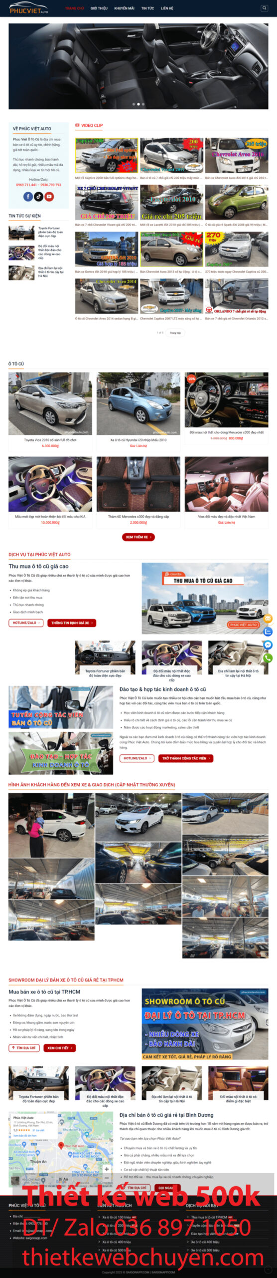 Chưa bao giờ việc có một trang web chuyên nghiệp lại dễ dàng đến thế. Với chỉ 500k, bạn có thể sở hữu trang web ấn tượng, kèm theo tên miền và hosting