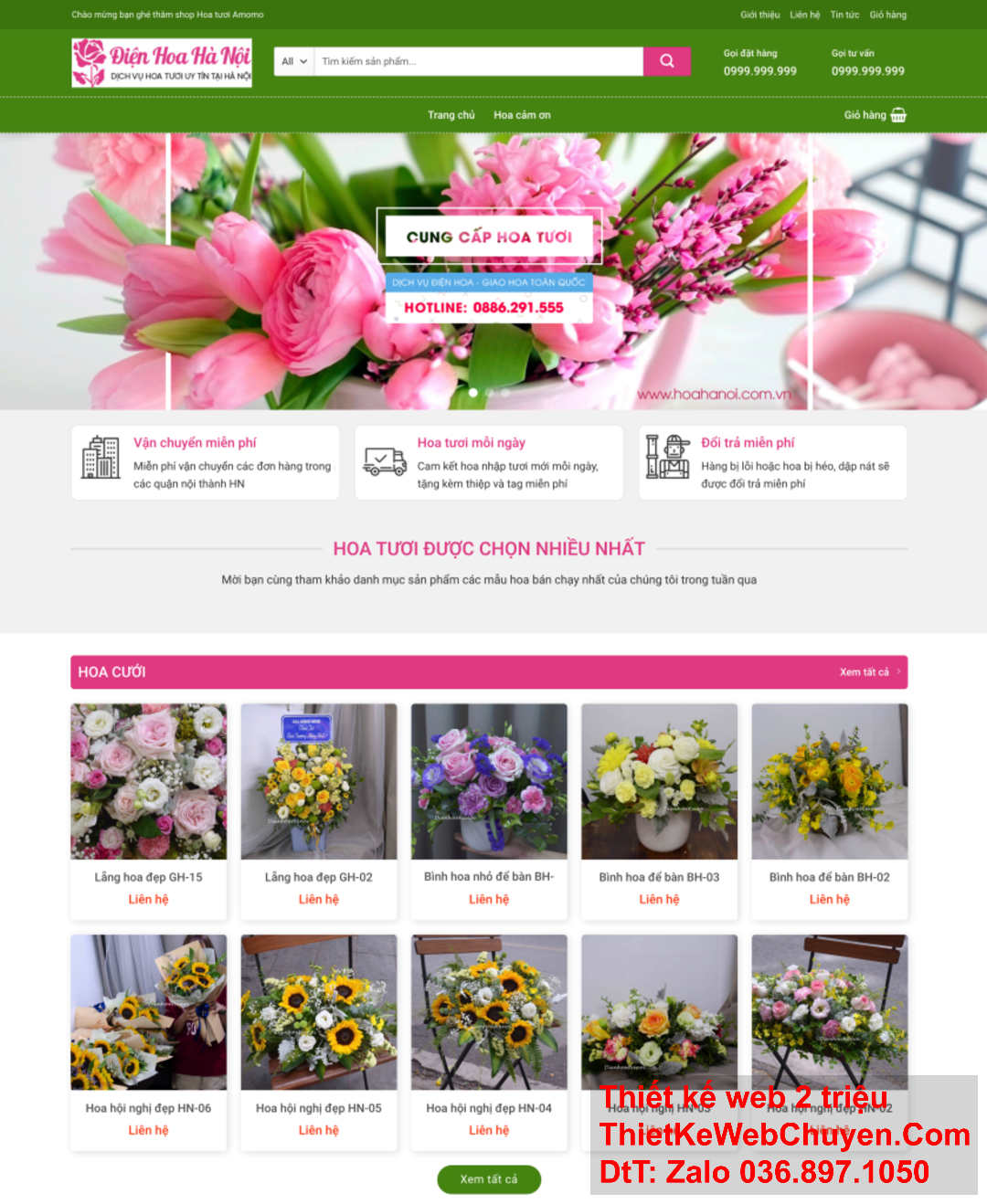 Thiết kế web avatar tương thích với mọi thiết bị.