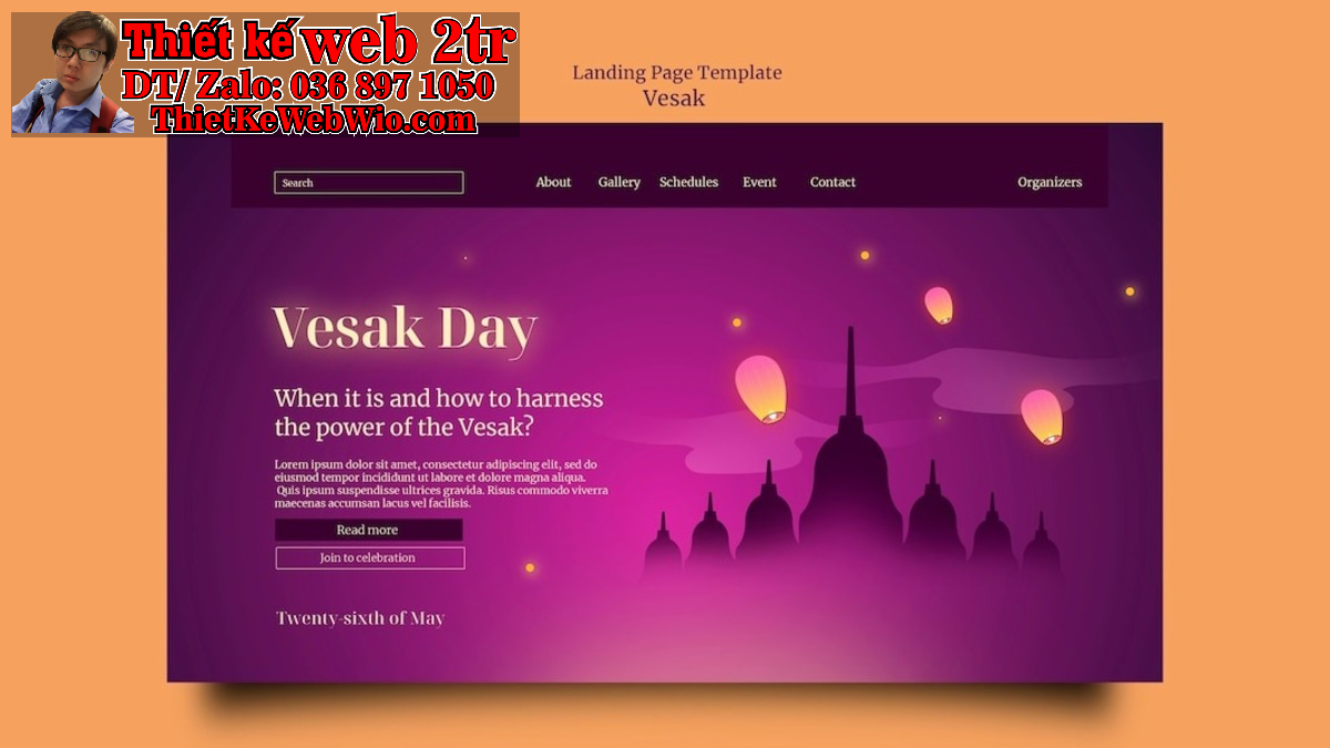 thiết kế web phật giáo thiết kế web phật giáo