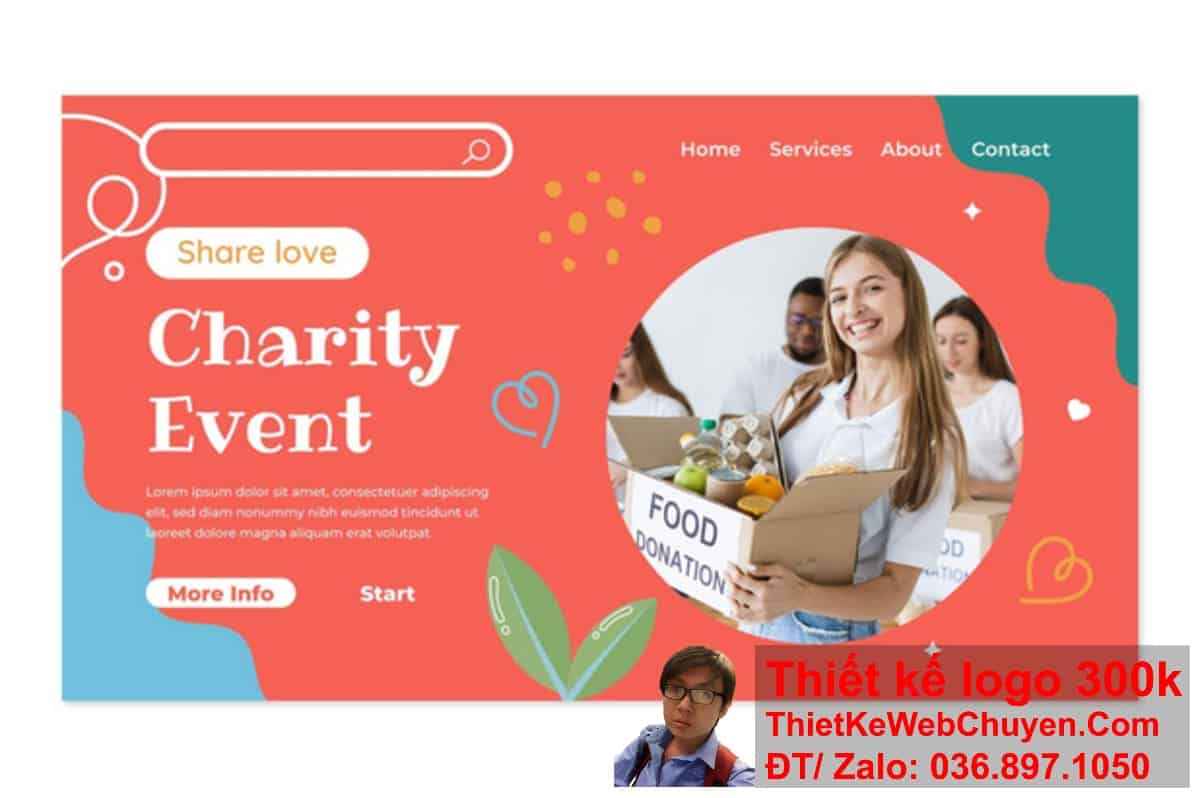 Thiết kế web wordpress donation từ thiện Thiết kế web wordpress donation từ thiện