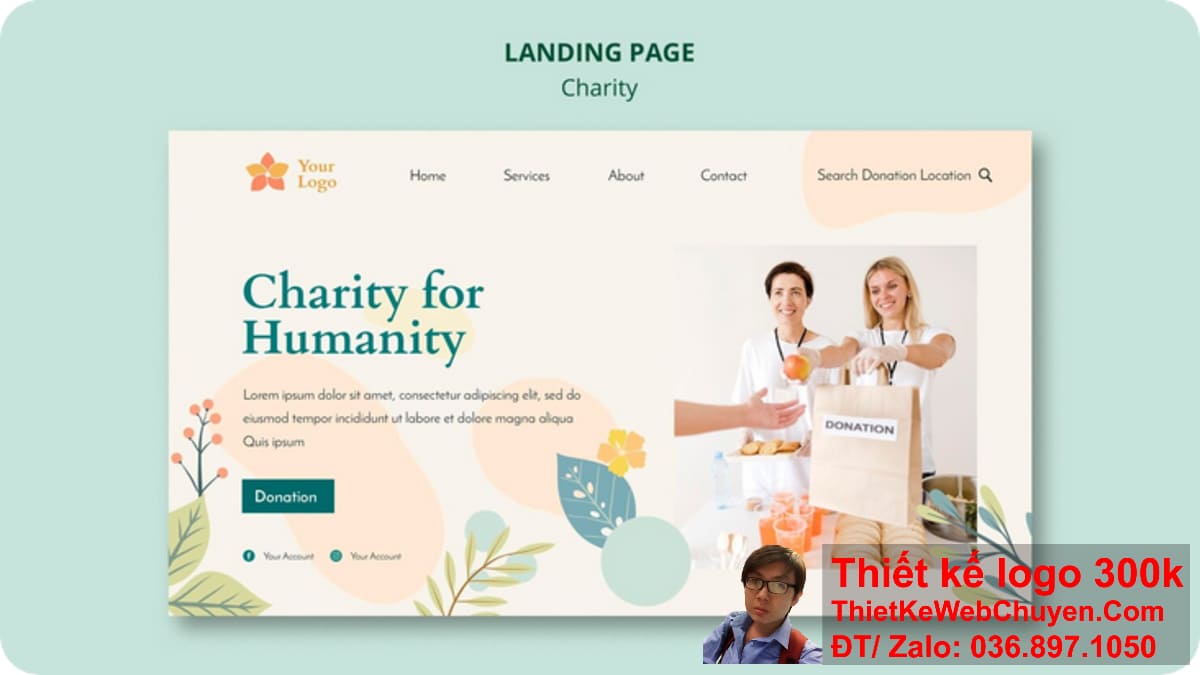 Thiết kế web wordpress donation từ thiện Thiết kế web wordpress donation từ thiện