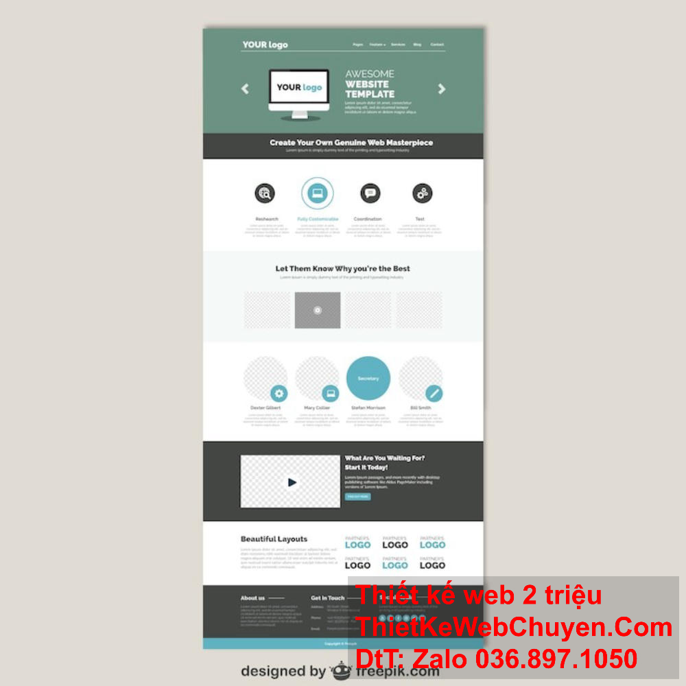 Thiết kế website bán hàng của Liên Hoàn Phát dễ dàng quản trị và cập nhật.