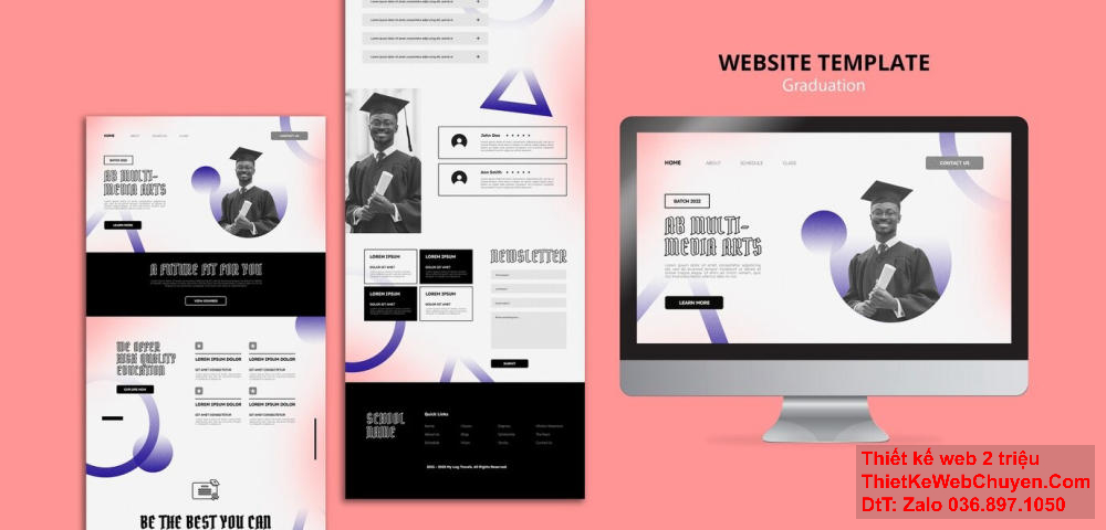 Thiết kế website bằng framework giúp dễ dàng quản lý và bảo trì trang web.