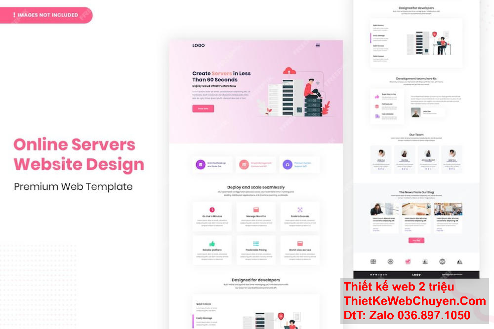 Thiết kế website bằng framework giúp cải thiện hiệu suất và tốc độ tải trang.
