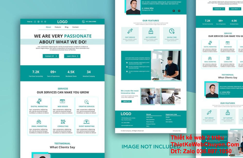 Thiết kế website bằng HTML5 hỗ trợ đa dạng trình duyệt.