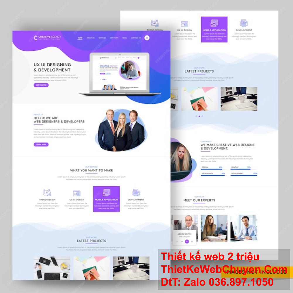 Wix cung cấp các mẫu thiết kế website theo xu hướng mới nhất.