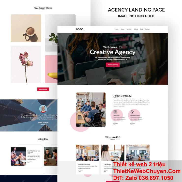 Một trang web chuyên nghiệp cần phải thể hiện được đặc điểm riêng biệt và sự độc đáo của doanh nghiệp.