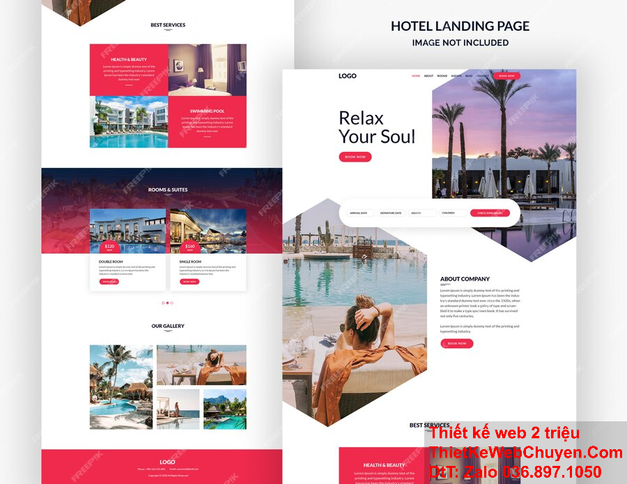 Megaweb thiết kế website chuyên nghiệp với phong cách riêng biệt cho từng khách hàng.