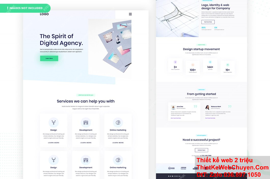 Megaweb cam kết thiết kế website chuyên nghiệp với giao diện thân thiện.