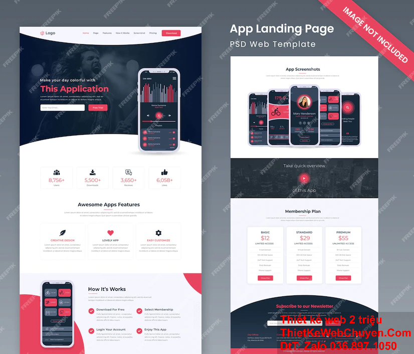 Dễ dàng bắt đầu với các mẫu thiết kế website miễn phí.