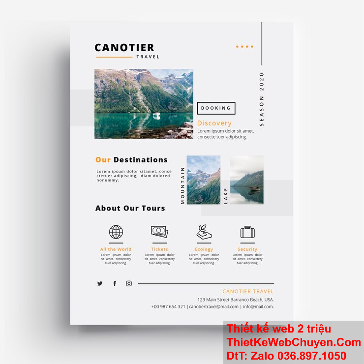 Thách thức bản thân và tạo ra một trang web chuyên nghiệp từ các công cụ miễn phí.